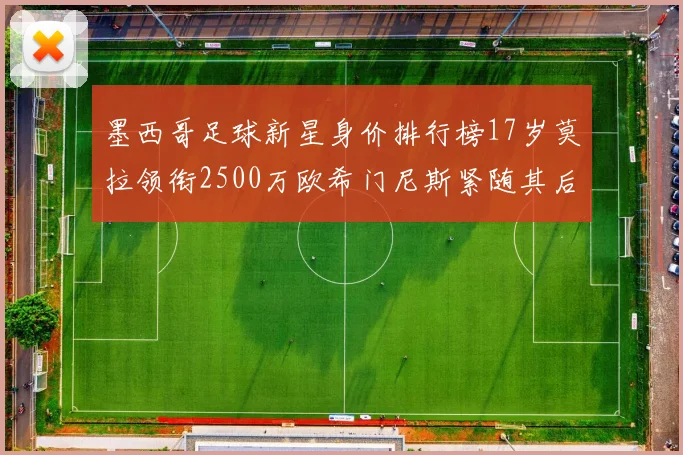 墨西哥足球新星身价排行榜17岁莫拉领衔2500万欧希门尼斯紧随其后